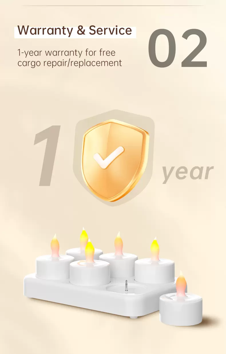 Luces de velas recargables