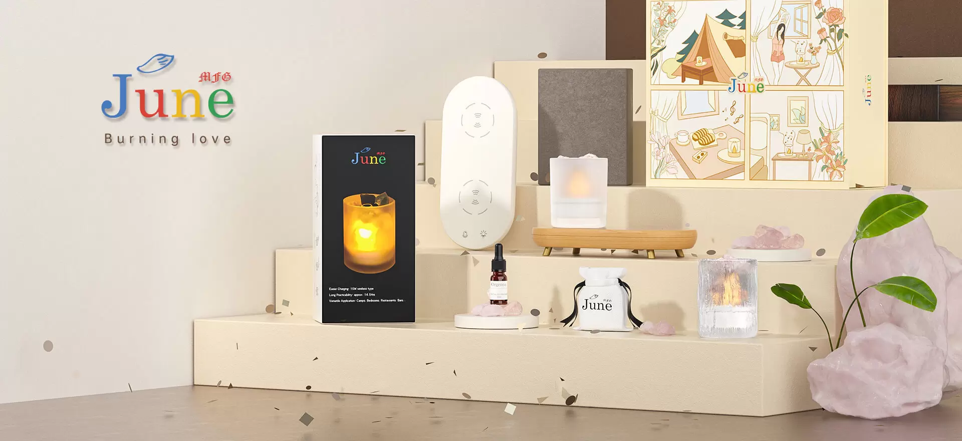 l&aacute;mpara calentadora de velas