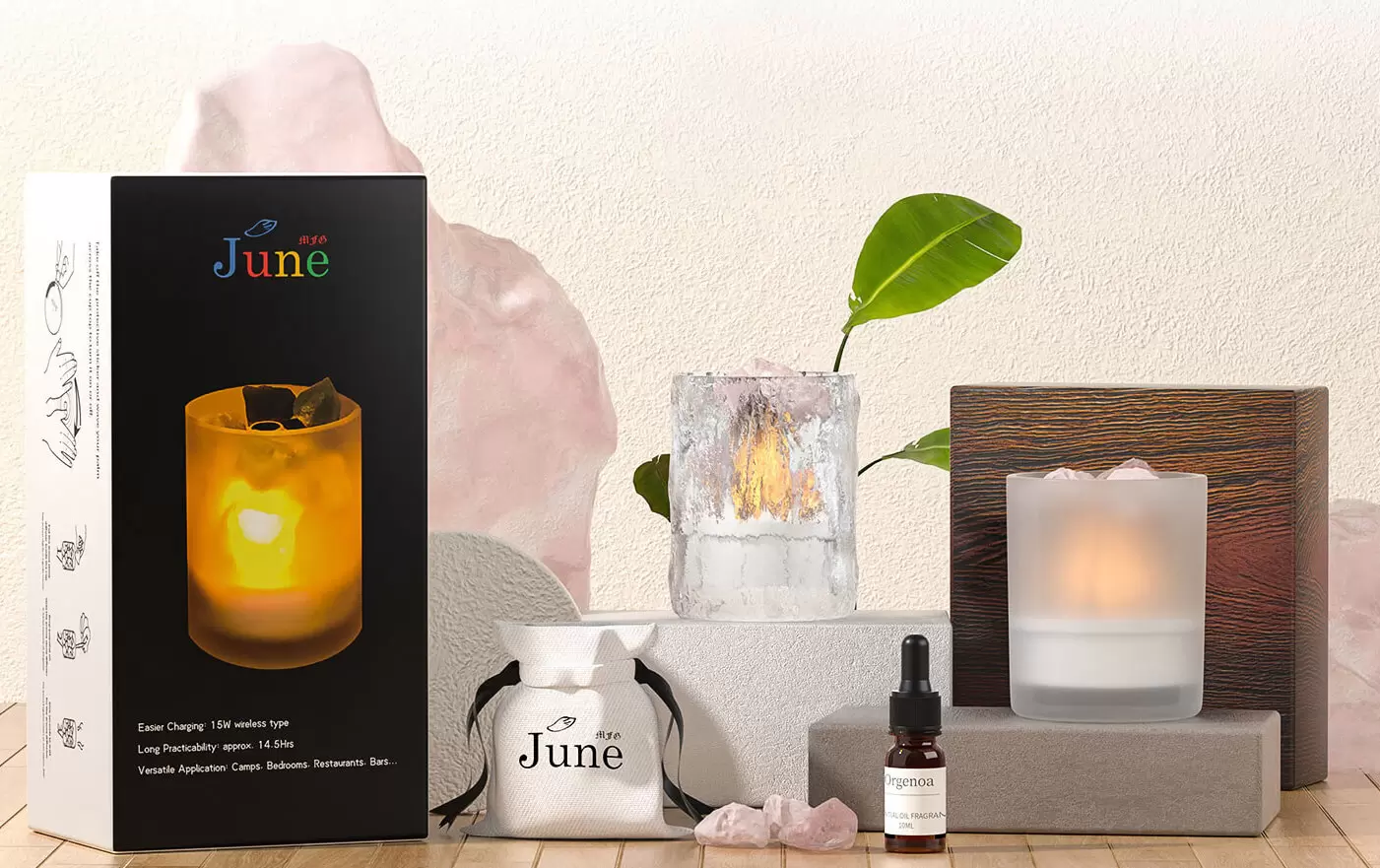 l&aacute;mpara calentadora de velas